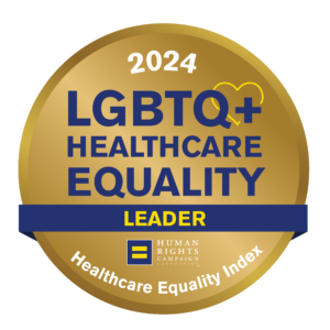 2024 Healthcare Equality leader badge