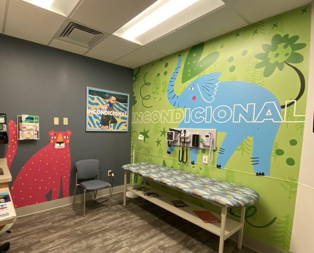 pediatric care room evergreen health buffalo ny